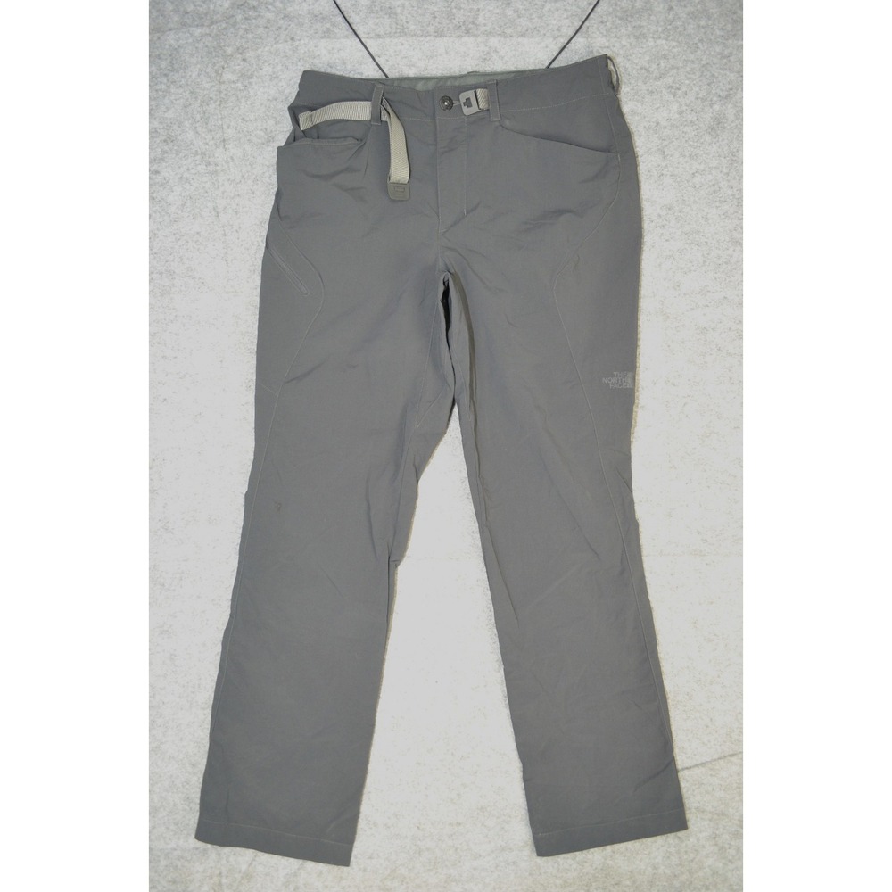 The‎ North Face Tech Pants Men 32x30 Hiking Climbing Camping Outdoor Gray Belted